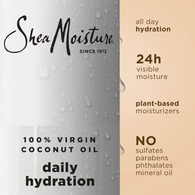 Shea Moisture Virgin Coconut Oil Body Wash bottle with pump