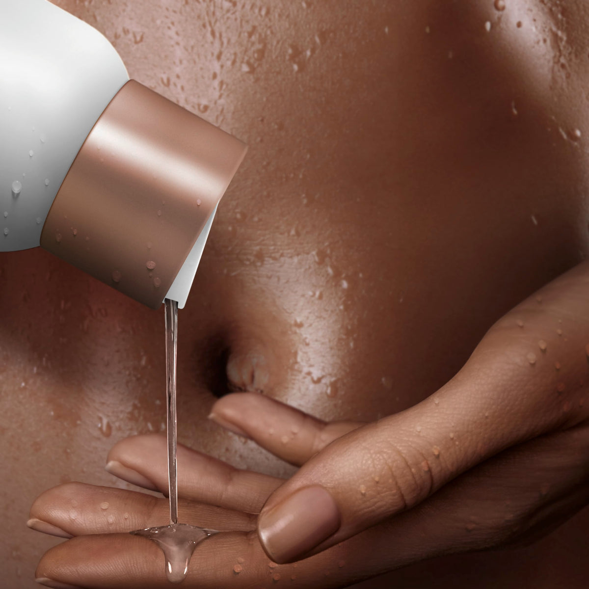 Shea Moisture Virgin Coconut Oil Body Wash in bathroom setting