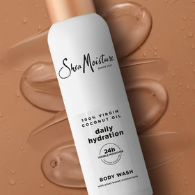 Shea Moisture Virgin Coconut Oil Body Wash with coconut ingredients
