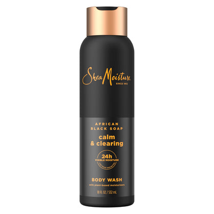 SheaMoisture African Black Soap Body Wash 18 Oz front view