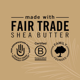 SheaMoisture coconut oil in hand with soft skin