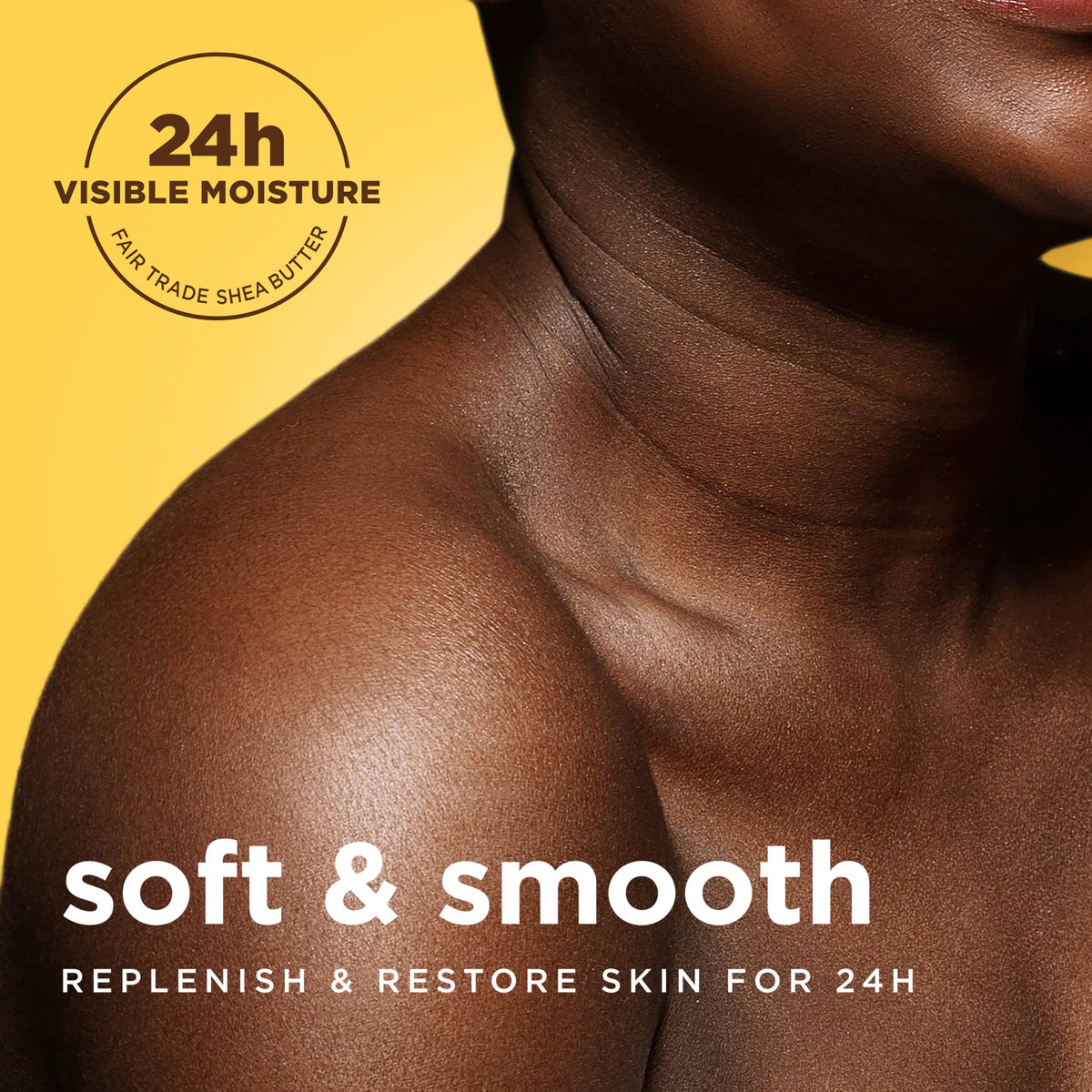 SheaMoisture Raw Shea Butter Body Wash texture close-up