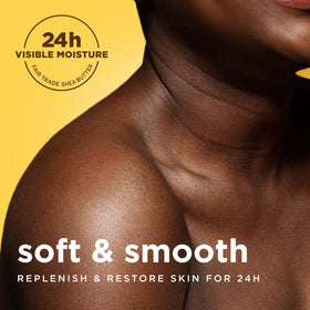 SheaMoisture Raw Shea Butter Body Wash texture close-up