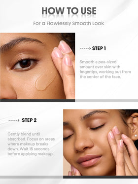 SHEGLAM Camera On Smooth & Blur Primer 50g with makeup tools