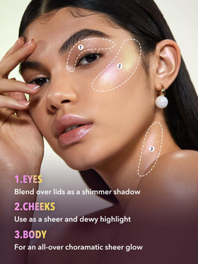 SHEGLAM Chroma-Glow Bloom Liquid Highlighter in cosmic shade