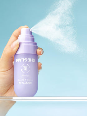 SHEGLAM Lock'd In Setting Spray 100g lifestyle scene