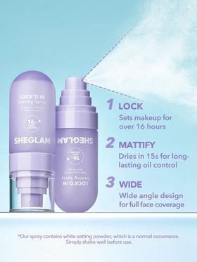 SHEGLAM Lock'd In Setting Spray 100g spray nozzle