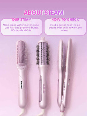 SHEGLAM Steam Thermal Brush with LCD display
