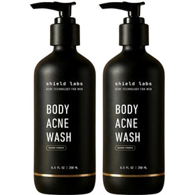 Shield Body Acne Wash for Men 10% Benzoyl Peroxide 2-Pack front view