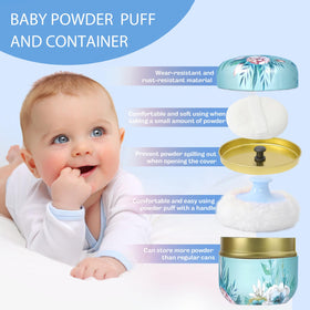 SHIMIDO Body Powder Container holding baby powder