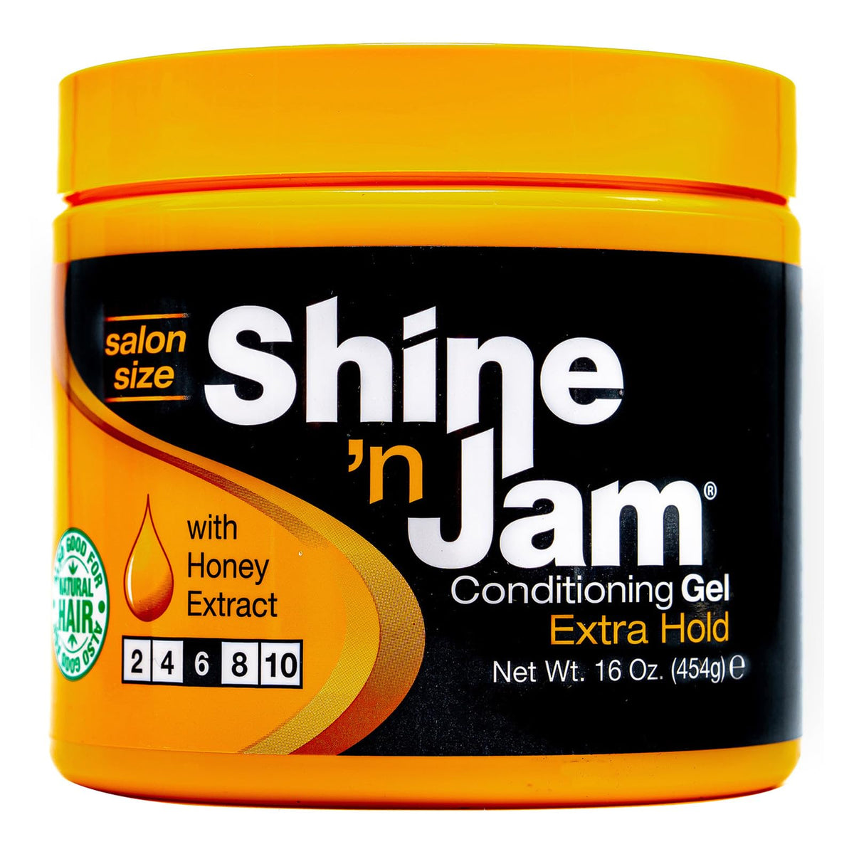 Shine 'n Jam Conditioning Gel Extra Hold 16 Ounce Jar front view