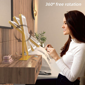 Shinerva LED Makeup Mirror in a bedroom setting
