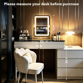 Shinerva vanity mirror demonstrating memory function