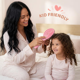 SHINLEA Detangle Hair Brush lifestyle scene with a user