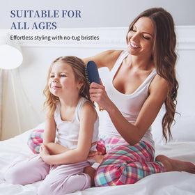 SHINLEA Large Paddle Brush in use on wet hair