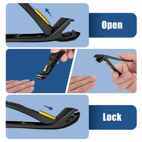 SHINLEA Nail Clippers in portable storage case