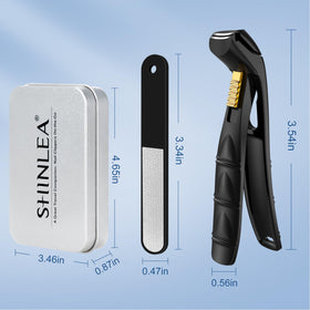 SHINLEA Nail Clippers with bamboo-inspired handles