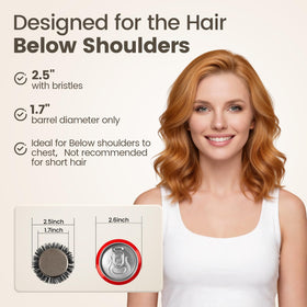 SHINLEA Round Hair Brush packaging and features