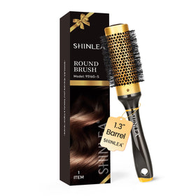 SHINLEA Small Round Brush front view with 1.3-inch barrel