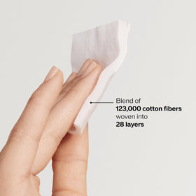 Shiseido Facial Cotton Pads packaging side view
