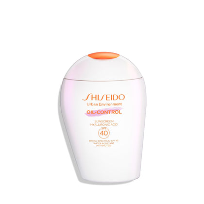 Shiseido Urban Environment Oil-Free Sunscreen 143 mL front view