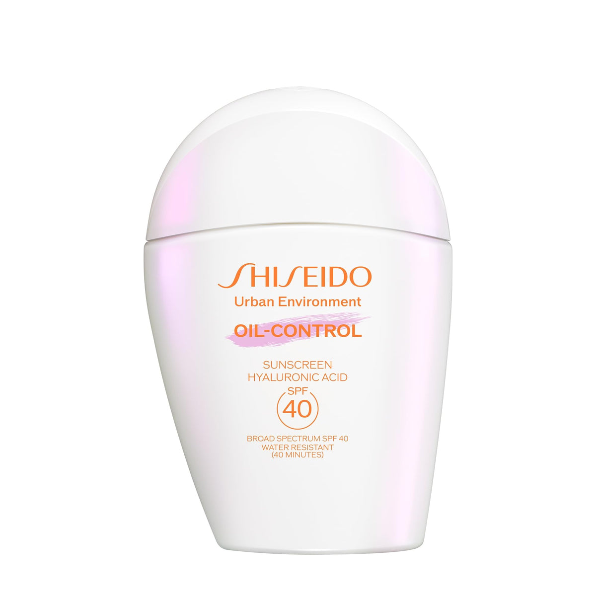 Shiseido Urban Environment Oil-Free Sunscreen front view with packaging