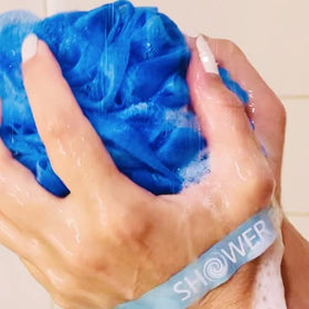Shower Bouquet Loofah Bath-Sponge XL gift set display