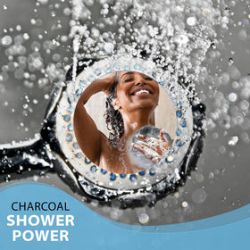 Shower Bouquet loofah bath sponges in a relaxing bath setting