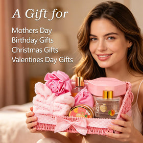 Shower Gel and Bubble Bath from LILY ROY spa gift set