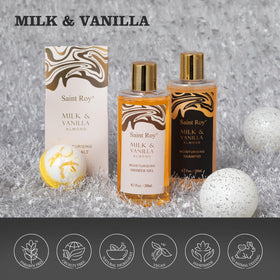 Shower gel and shampoo in Saint Roy gift set