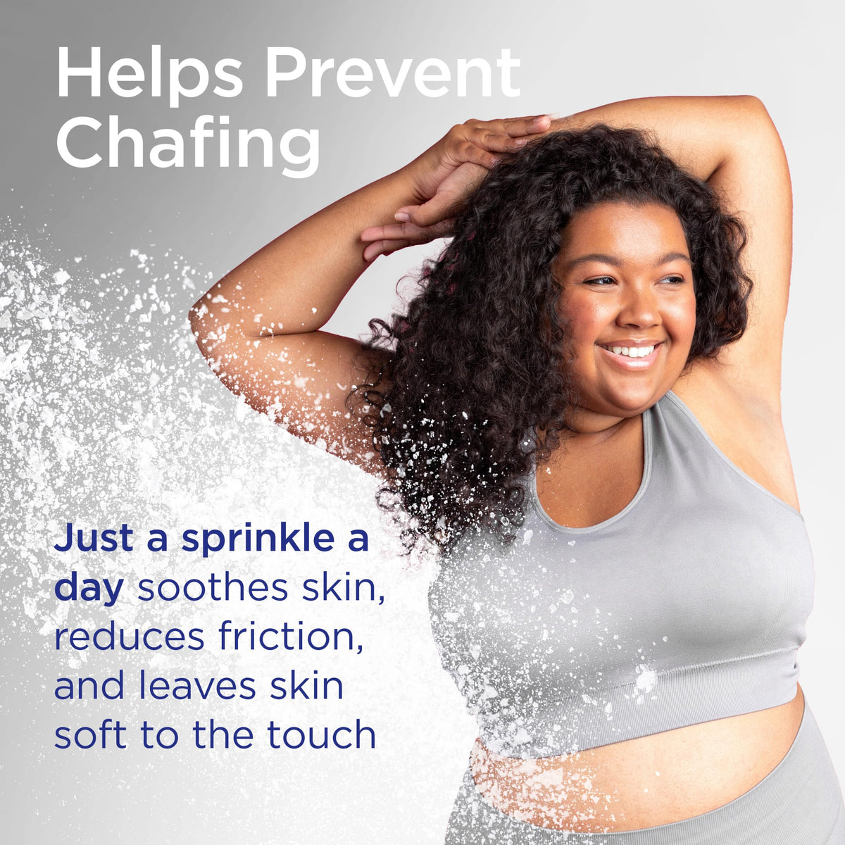Shower To Shower Body Powder in a bathroom setting