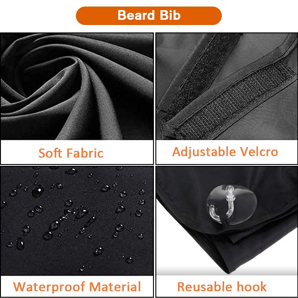 Showvigor Beard Bib folded for compact storage