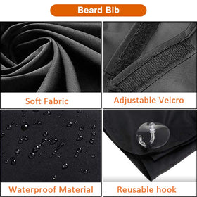 Showvigor Beard Bib folded for compact storage