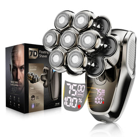 SHPAVVER ETHUP Electric Shaver front view with detachable head