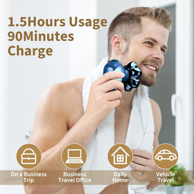 SHPAVVER head shaver with detachable cleaning head