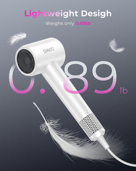 SHRATE hair dryer in use with model