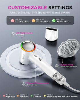 SHRATE hair dryer with negative ion technology