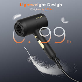 SHRATE Ionic Hair Dryer with smooth nozzle for sleek hair