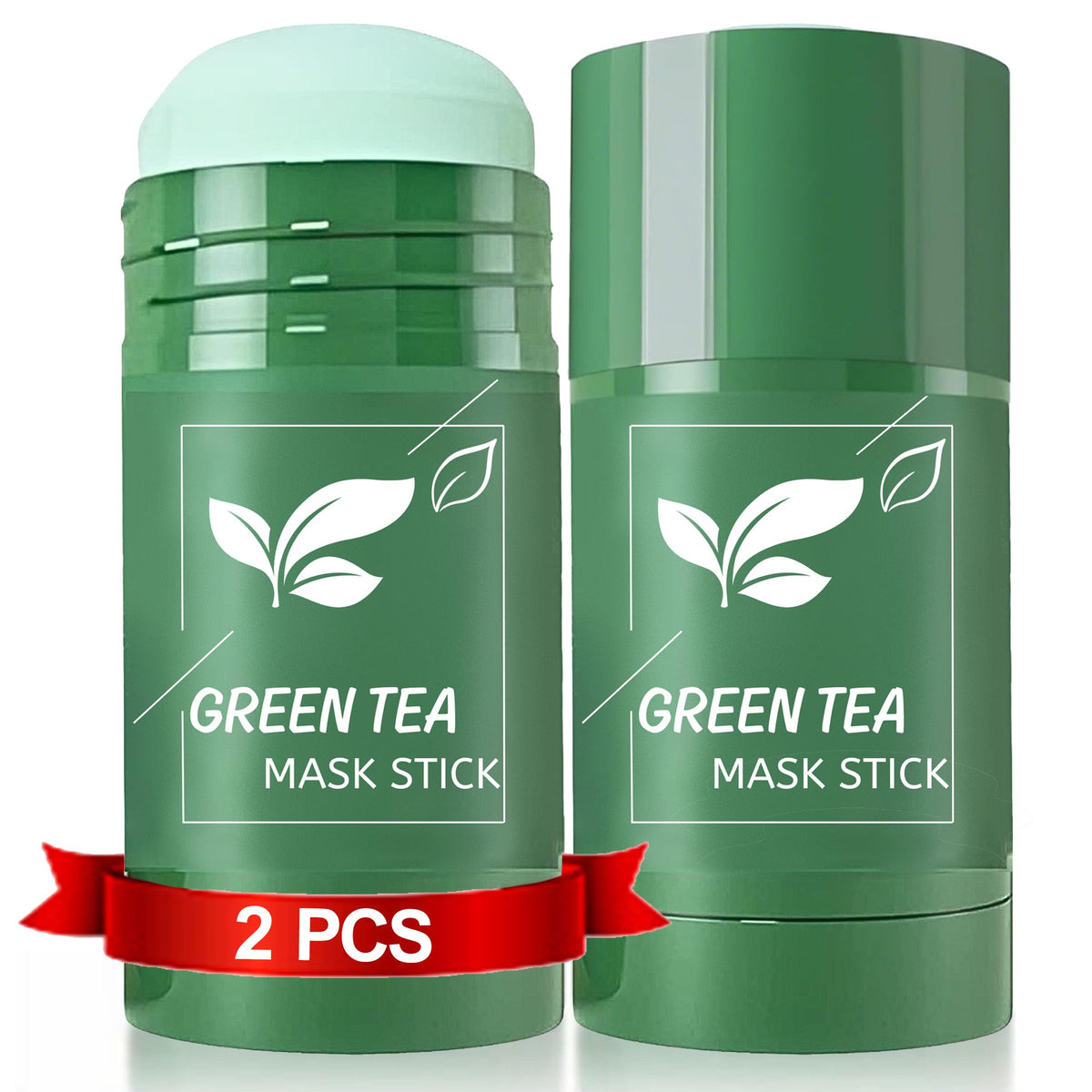 SHUIKU Green Tea Clay Stick Mask 2-Pack front view
