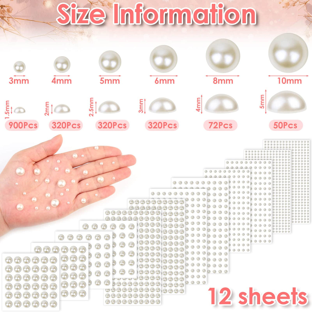 shynek pearl stickers application on nails