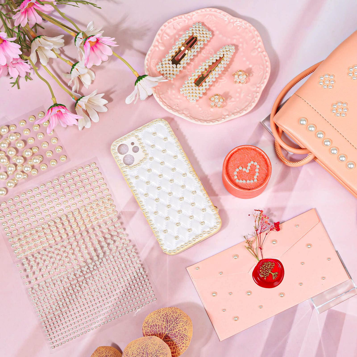 shynek pearl stickers packaging details