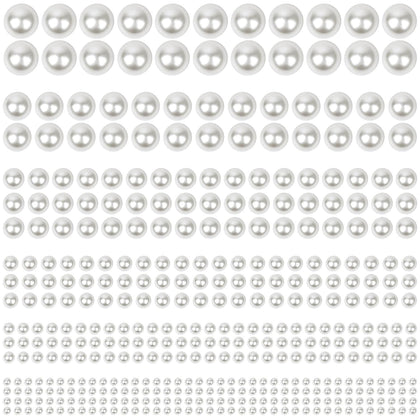 shynek self adhesive pearl stickers 1980 pcs ivory white front view