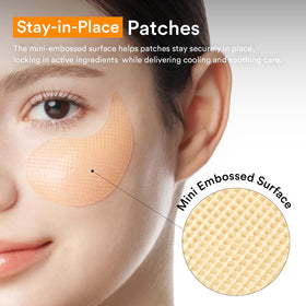 Side view of Abib eye patches highlighting gel texture