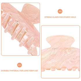 Side view of ACO-UINT Hair Claw Clip in use