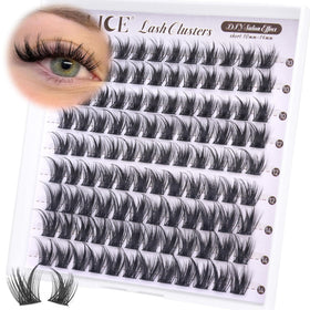 Side view of ALICE Wispy Eyelash Clusters showing soft band