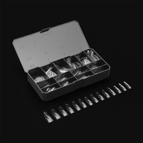 Side view of APRÉS Gel-X Almond Nail Tips Box