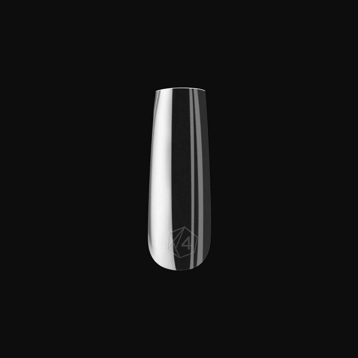 Side view of APRÉS Gel-X® Natural Square Long Tip Box