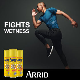 Side view of Arrid XX Extra Dry Antiperspirant can