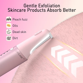 Side view of CATLANE Dermaplane Razor highlighting ergonomic design