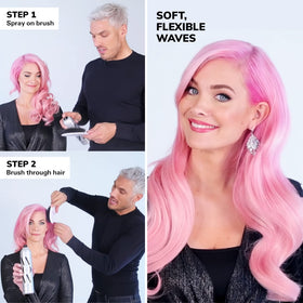 Side view of COLOR WOW Firm + Flexible Hairspray bottle